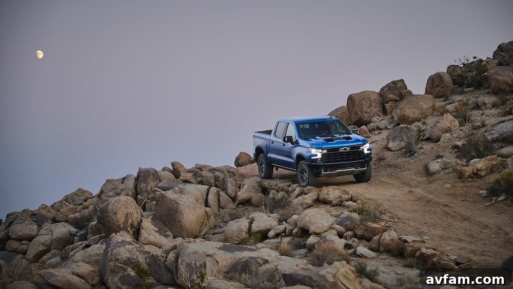 Chevy Colorado ZR2 mid-size off-road pickup truck