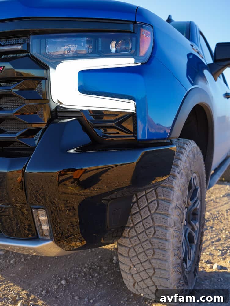 Overhead view of the Silverado ZR2 interior cabin