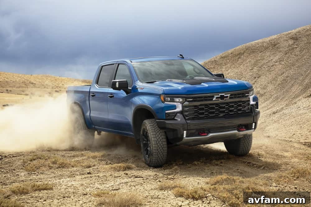 Chevy Silverado ZR2 demonstrating off-road traction with locking differentials