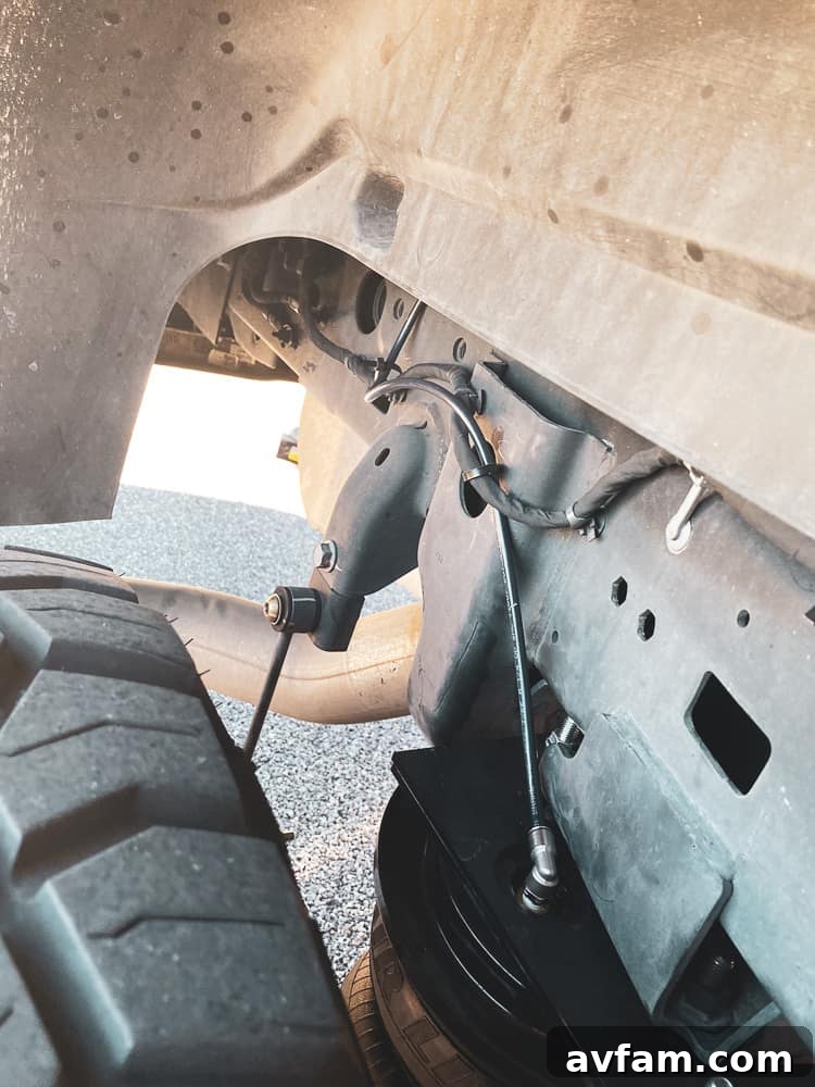 Ram 2500 rear suspension with Air Lift bags