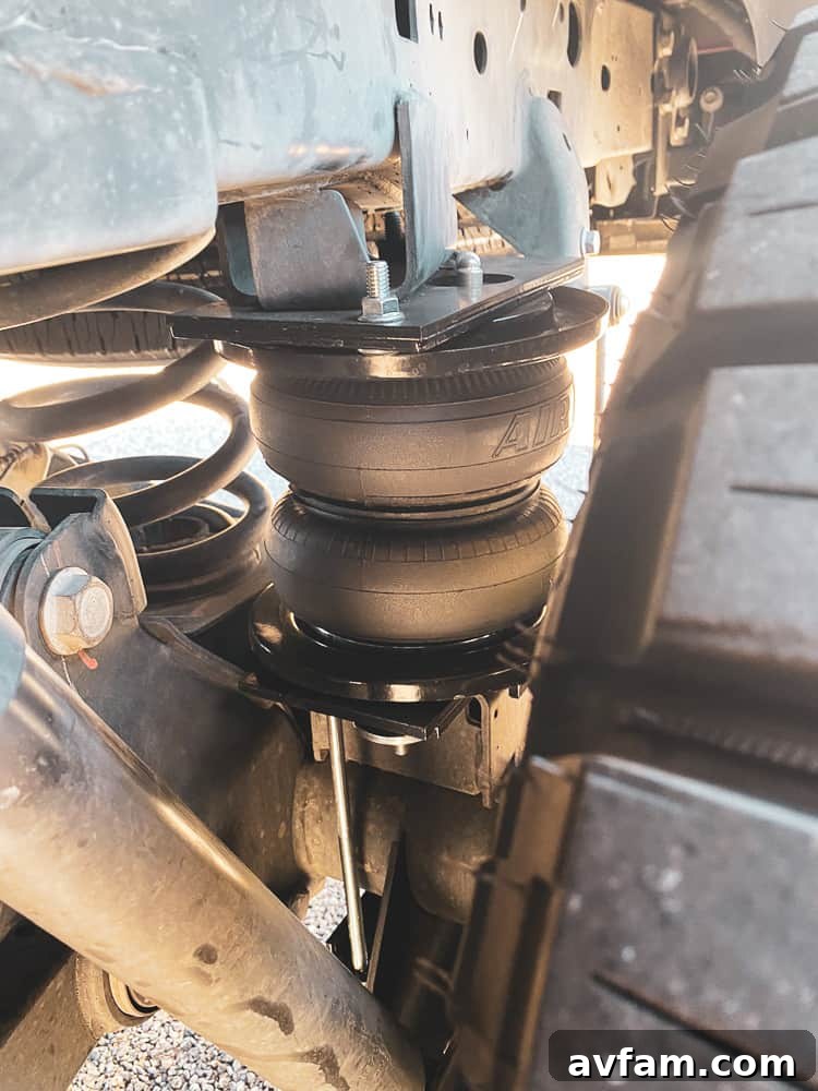 Air Lift installation instructions