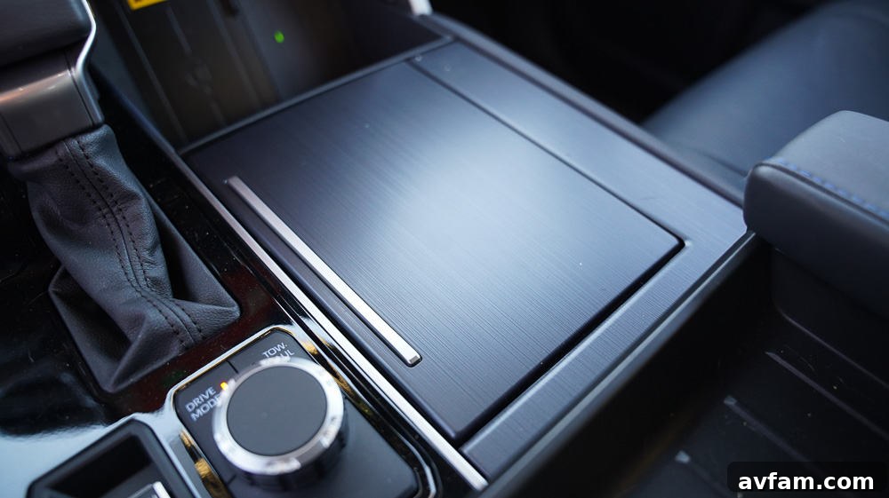 The spacious and practical bed of the 2022 Tundra, ready for cargo.