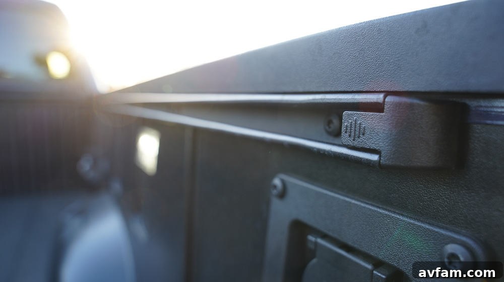 The Tundra's spacious rear passenger seating area, emphasizing comfort and legroom.