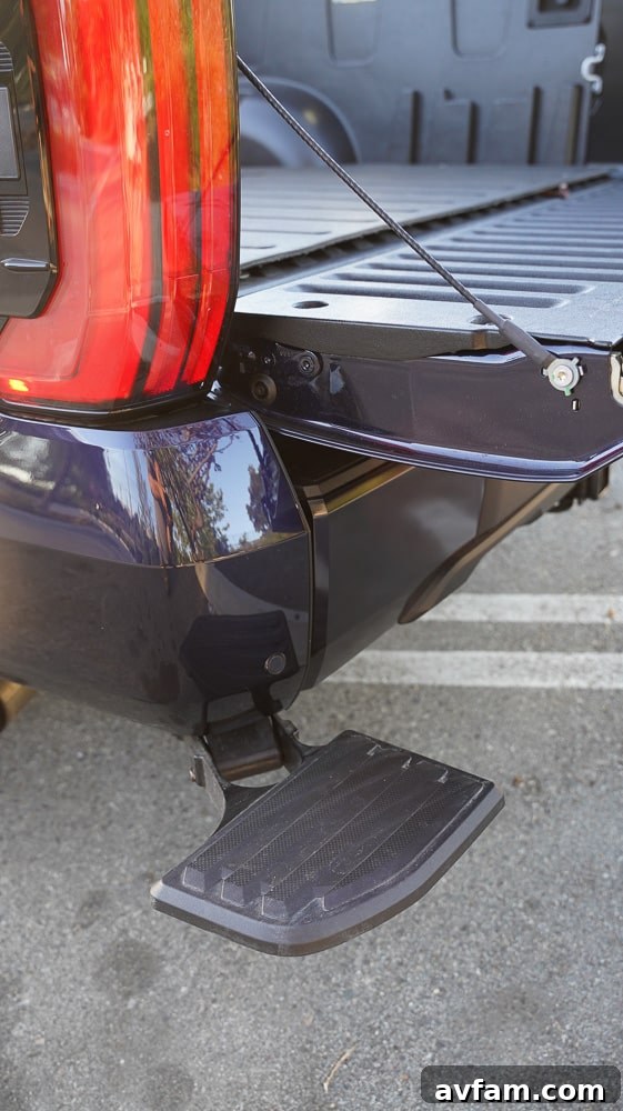 A vertical shot showcasing the Tundra's dashboard elements, including vents and material finishes.