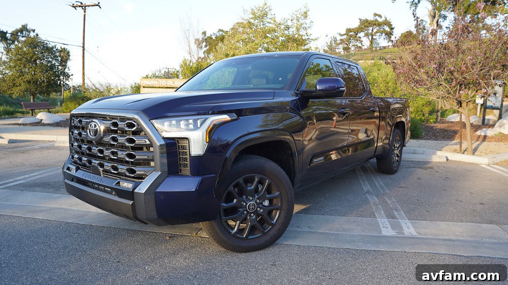 The Tundra's climate control panel and physical buttons, ensuring ease of use.