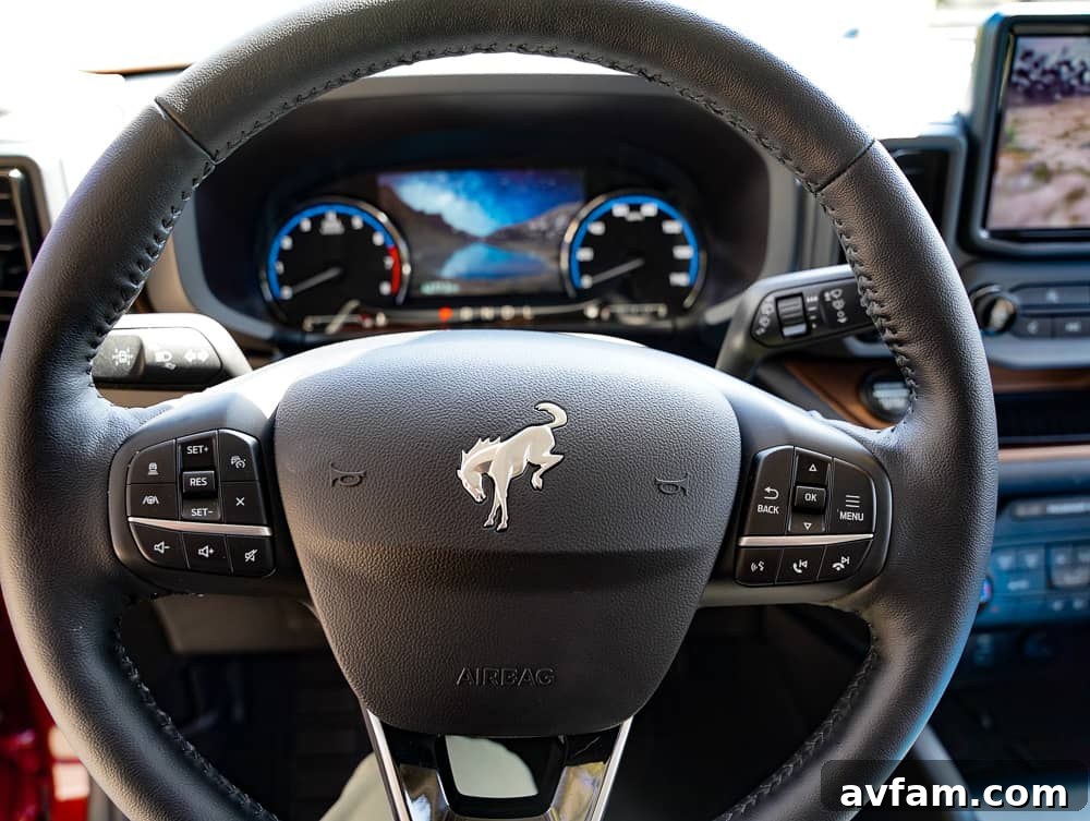 The Bronco Sport parked at sunset or sunrise, highlighting its aesthetic appeal.