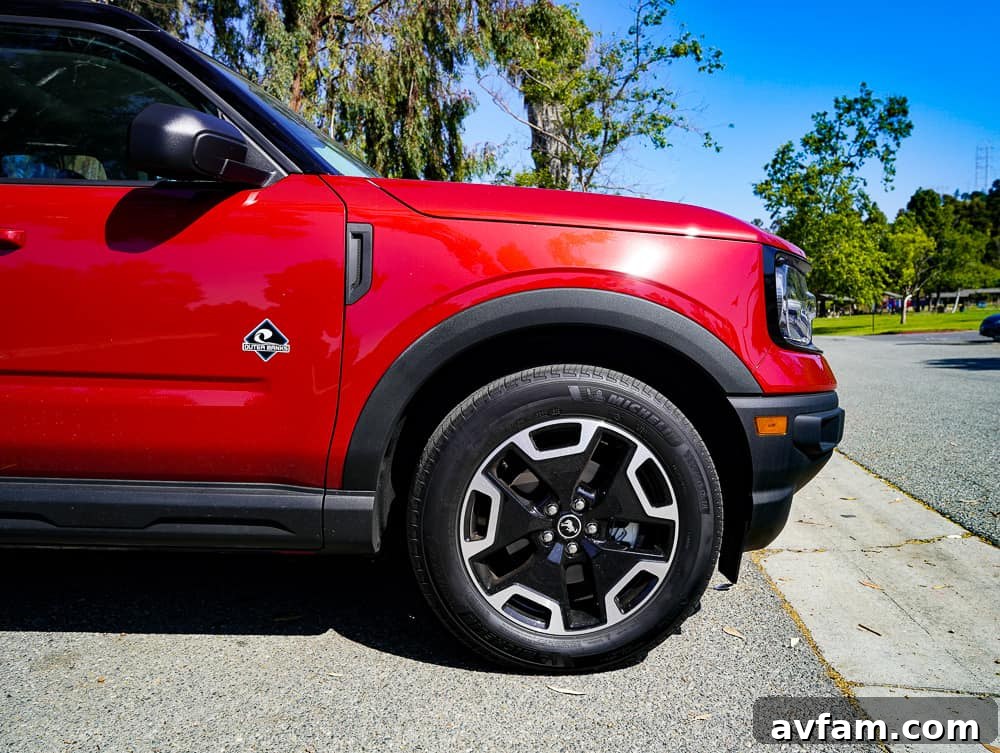 Ford Bronco Sport in a vibrant outdoor setting, ready for adventure.