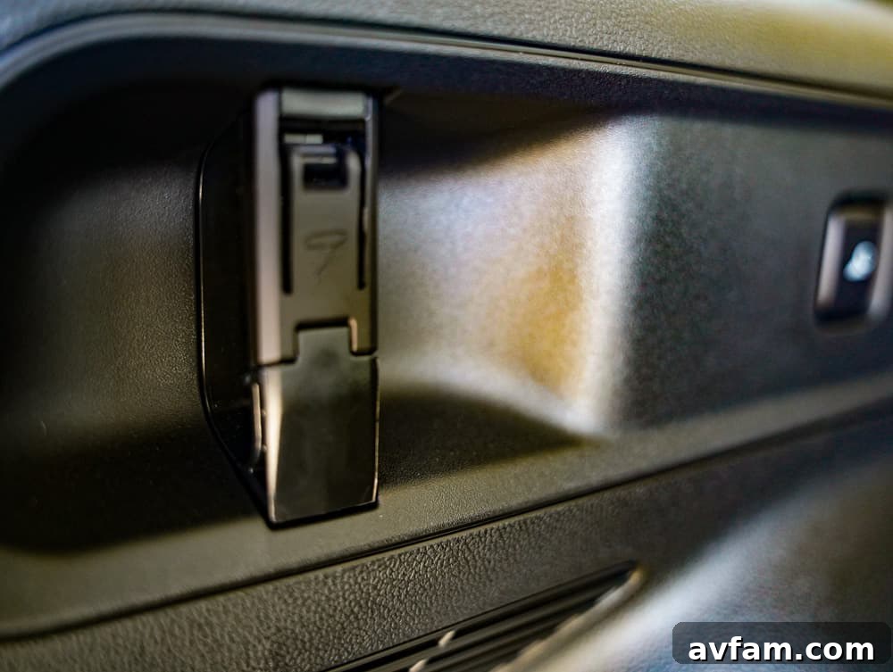 Rear view of the Bronco Sport's cargo area, highlighting its practical utility.