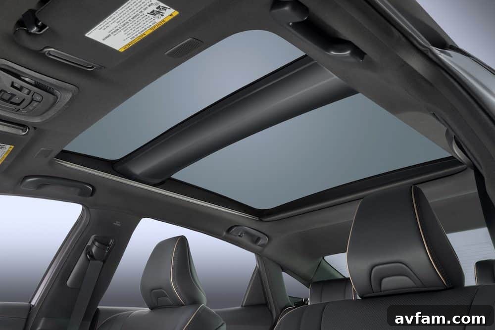 Toyota Crown Premium Materials Press photo highlighting the premium materials in the 2023 Toyota Crown's cabin.