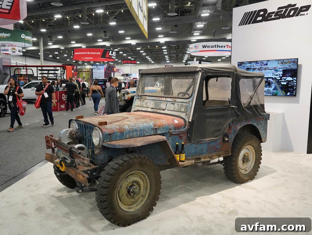 SEMA Off-Road Mod Off-road truck with extensive modifications at SEMA