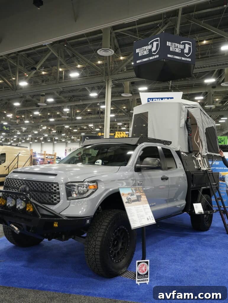 SEMA Jeep Custom Aggressive custom Jeep build with winch and fender flares