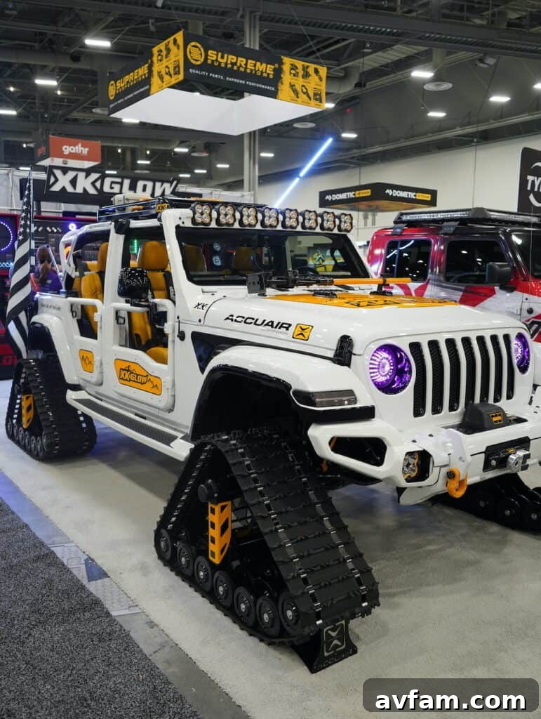 SEMA Ford F-Series Massive custom Ford F-Series truck at SEMA