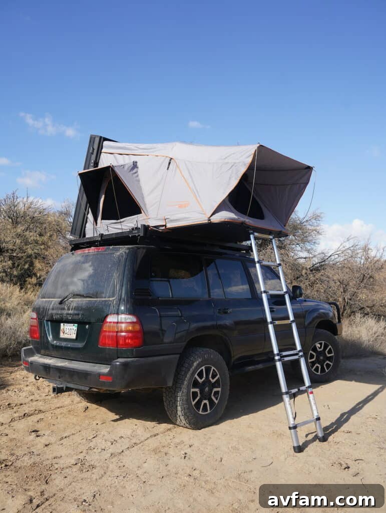 Roofnest Condor Overland Rooftop Tent Roofnest Condor Overland Rooftop Tent installed on a vehicle, ready for adventure