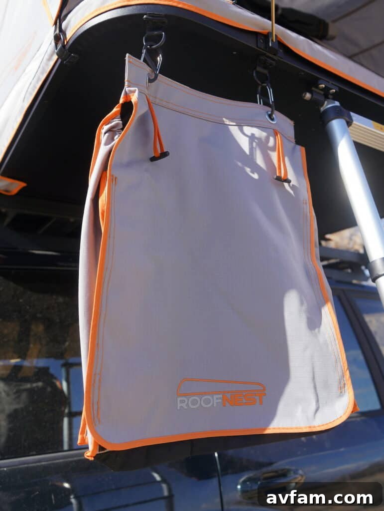 Rooftop Tent Interior View Camper inside Roofnest Condor Overland enjoying the view