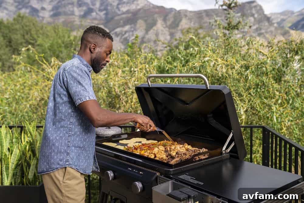 Outdoor Griddle Cooking