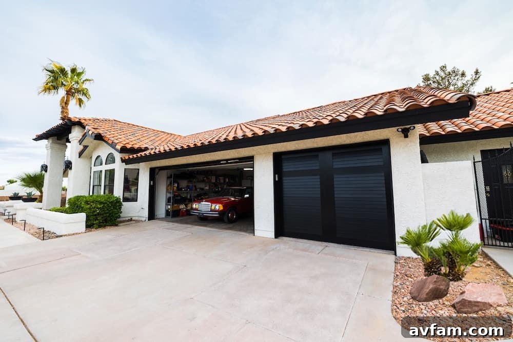 clopay canyon ridge louver door installed