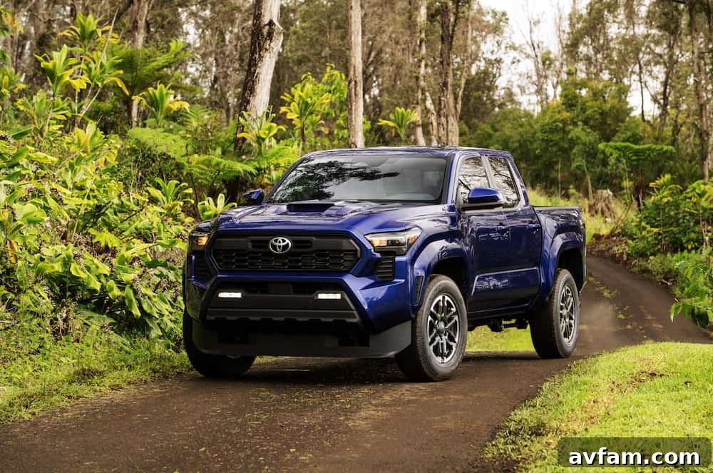 2024 Toyota Tacoma in a scenic Hawaiian landscape