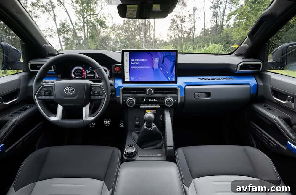 Front quarter view of the 2024 Toyota Tacoma Sport
