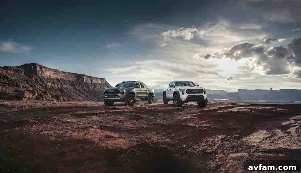 Undercarriage view of the 2024 Toyota Tacoma suspension