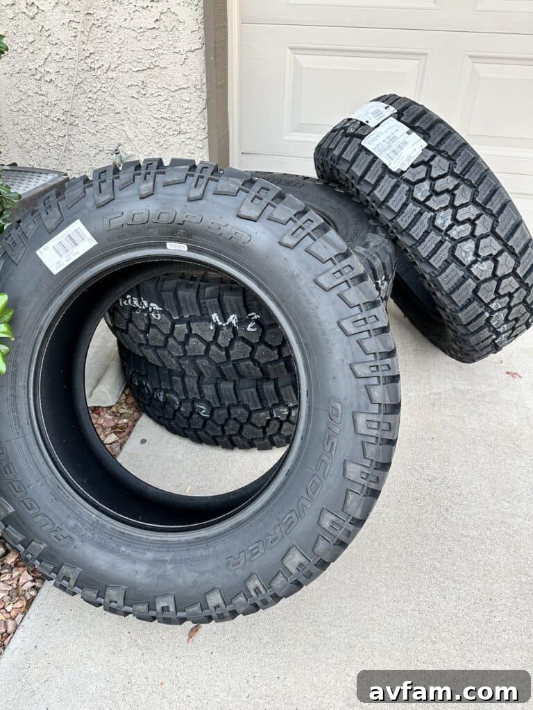 Cooper Discoverer Rugged Trek on F-150 Cooper Discoverer Rugged Trek SUV and truck tire on a Ford F-150