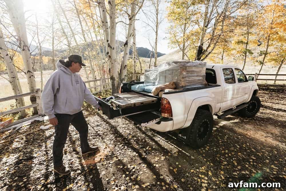 Outdoor equipment protected by DECKED weatherproofing.