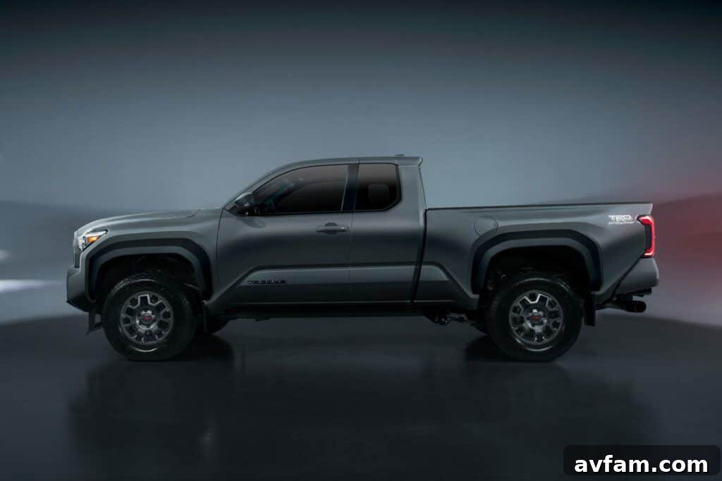 2024 Toyota Tacoma on a trail