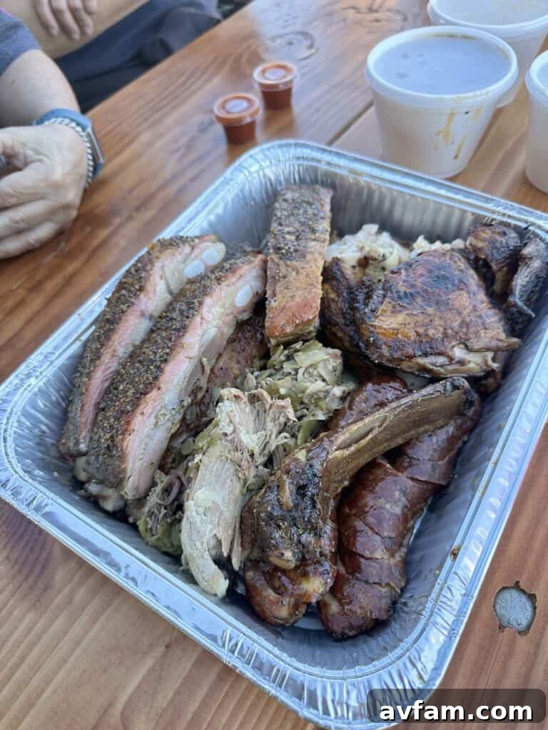 Mouth-watering Brisket Succulent, perfectly smoked brisket at Bashful Bandit Barbecue