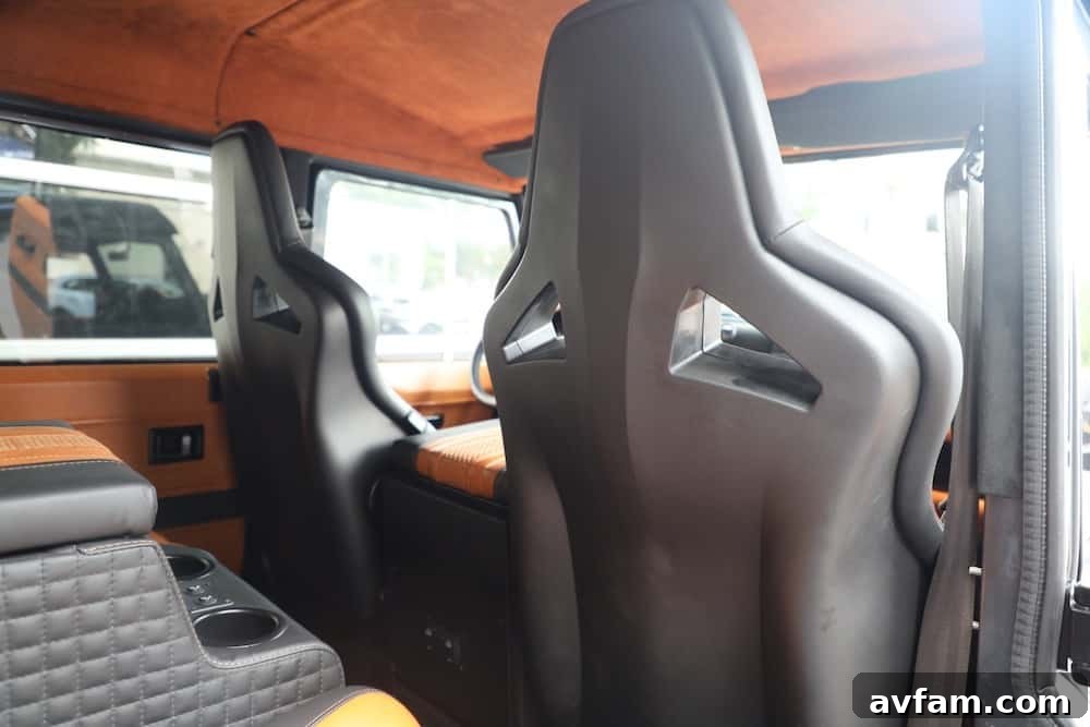 Another profile shot of the Aston Martin Xenon Grey Defender 6x6