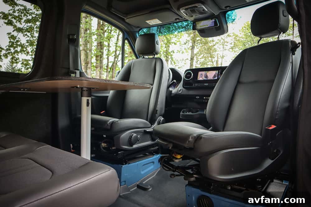 Alpaca Van Kitchen Sink Alpaca camper van interior showing the kitchen sink and storage