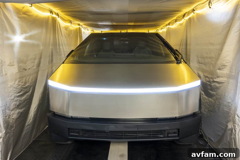 CYBERCYLENT Car Cover specifically protecting an Electric Vehicle (EV) from EMP