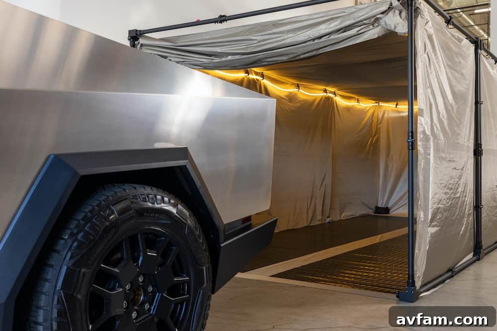 Mission Darkness CYBERCYLENT EMP Faraday Car Cover providing comprehensive vehicle protection