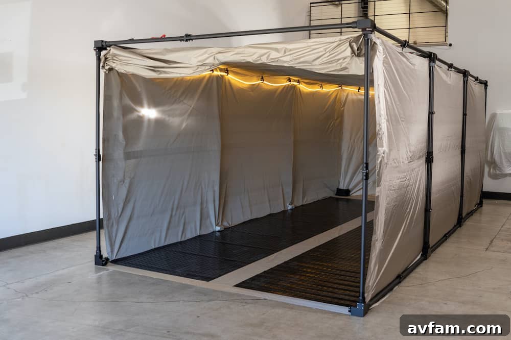 CYBERCYLENT Car Cover protecting a large truck from electromagnetic threats