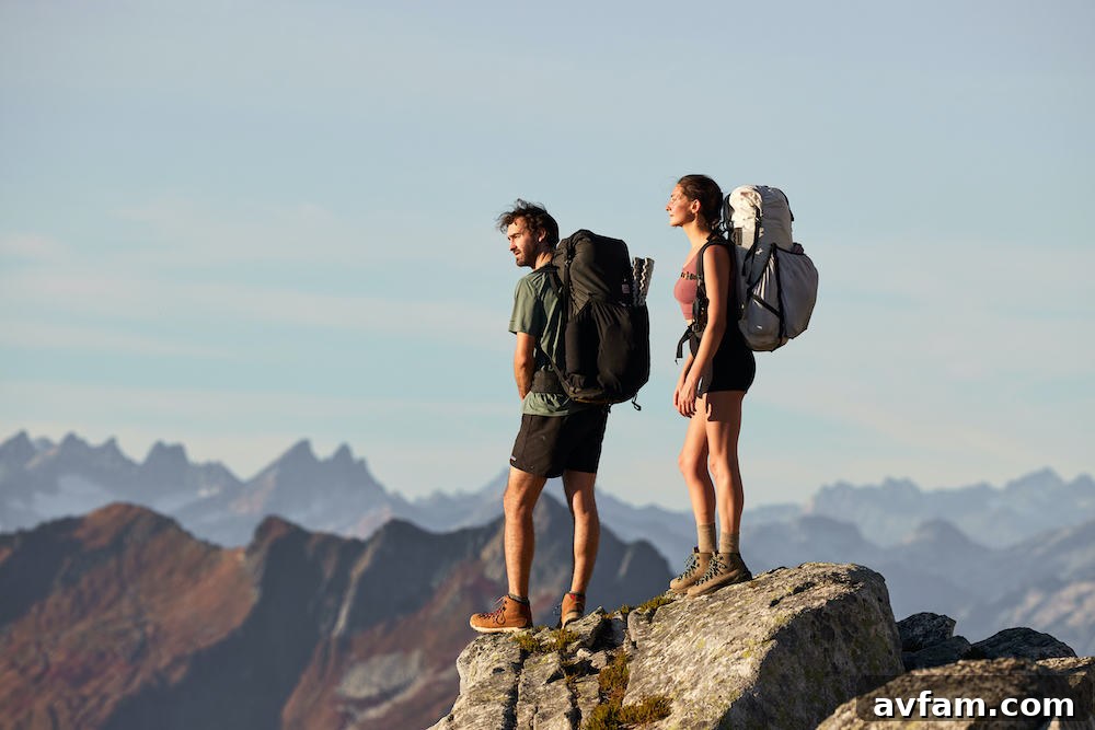 Danner Mountain 600 EVO hiking boot on a scenic mountain trail, highlighting its durable construction.