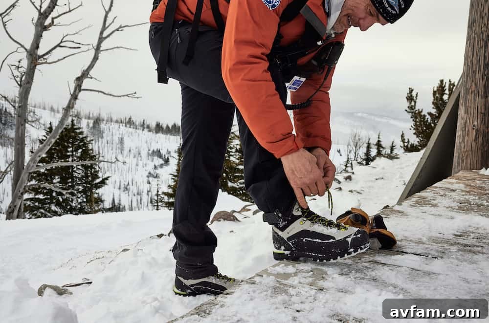 Side view of the Danner Mountain 600 EVO showing its sleek profile and durable laces.