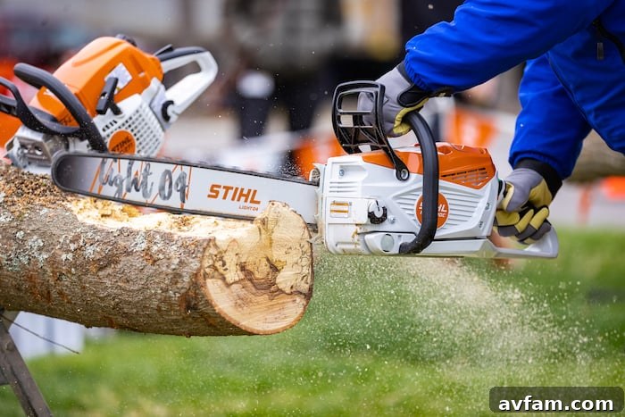Stihl MSA 300 M C-O Chainsaw The Stihl MSA 300 M C-O, a powerful battery-powered chainsaw designed for efficient and reliable cutting tasks.