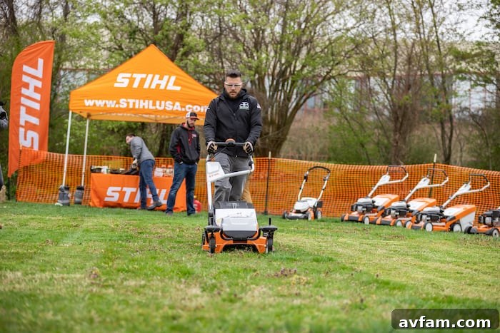 Influencer Reviewing Stihl An influencer sharing their experience with Stihl battery-powered tools, emphasizing user benefits and performance.