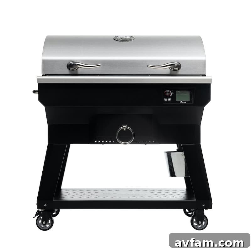 Recteq SmokeStone 600 ready for cooking