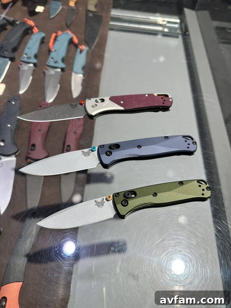 Benchmade Bugout knife with upgraded handle materials.