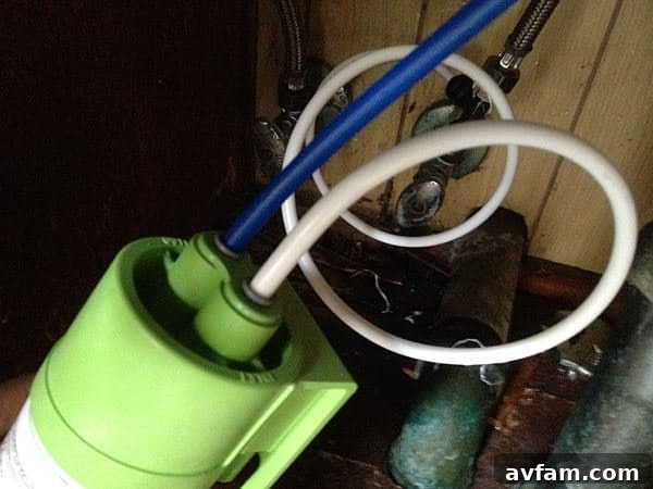 Connecting Tubing to Filtrete Water Filter