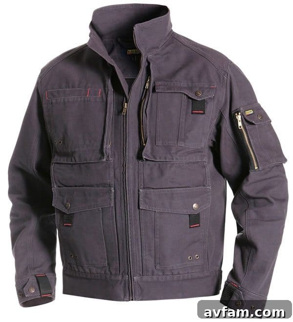 Blaklader Brawny Canvas Jacket - Pockets and Durability Blaklader Brawny Canvas Jacket Features