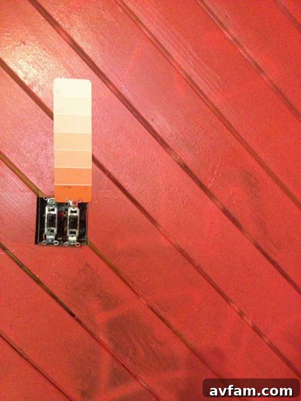 Orange Paint Mismatch Problematic Orange Paint on Casita Wall