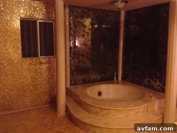 Unique Glitter Bathroom Finish Gold and Glitter Master Bathroom Design