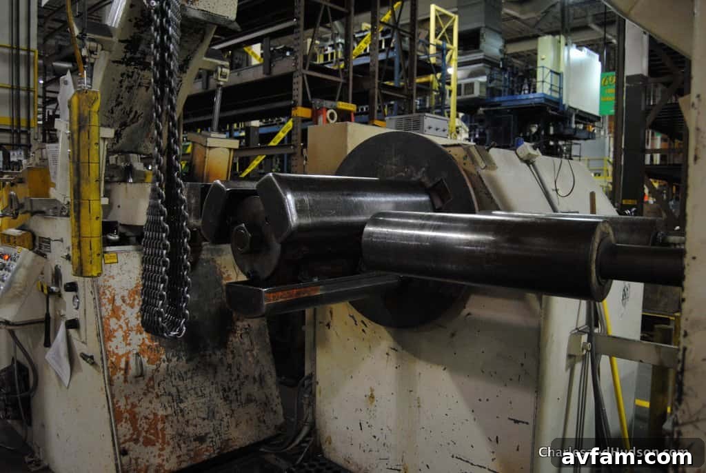 Stacks of high-quality components awaiting integration into John Deere machines
