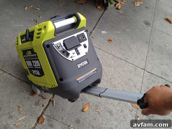 Ryobi RYi2200 Pull Handle Ryobi RYi2200 easy pull-start handle