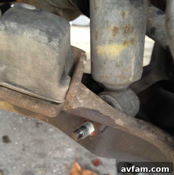 Ford F-150 Front Bottom Shock Mount front-bottom-shock-mount