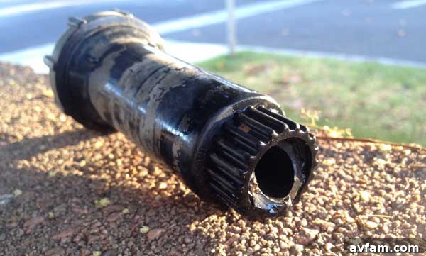 Broken Sprinkler Head Caused by Tree Roots Broken Sprinkler Head Caused by Tree Roots