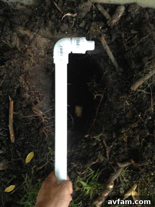 Measuring PVC Pipe for Sprinkler Head Extension Measuring PVC Pipe for Sprinkler Head Extension