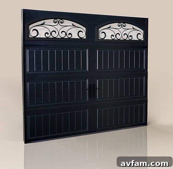 Clopay Black Steel Garage Door: A New Standard Clopay Black Steel Garage Door: Sleek and Modern