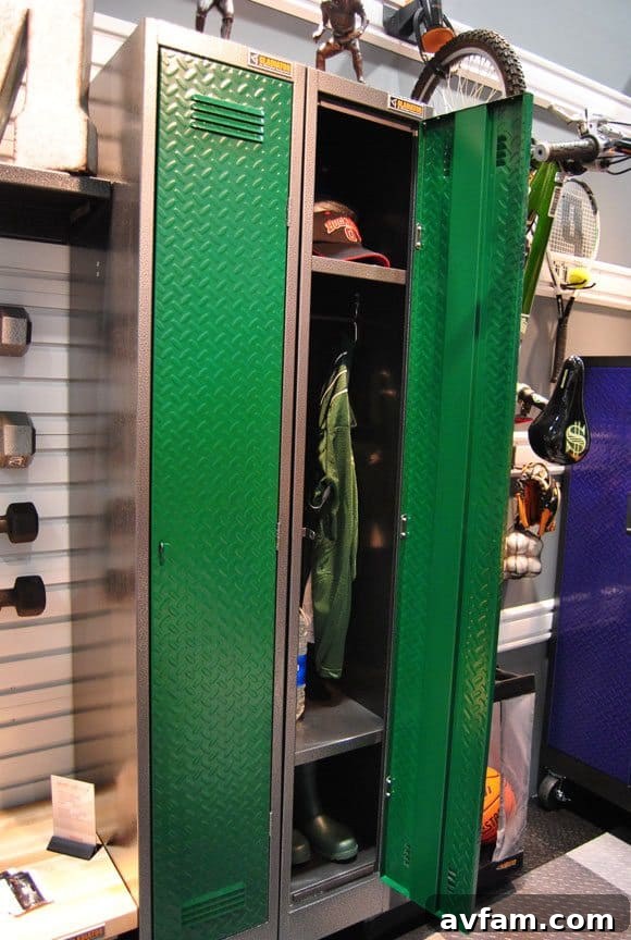 Gladiator GarageWorks Sport Lockers: Functional & Fun Gladiator GarageWorks Sport Lockers: College Team Colors
