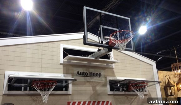 Autohoop: Aesthetic & Functional Autohoop: The Hiding Basketball Hoop